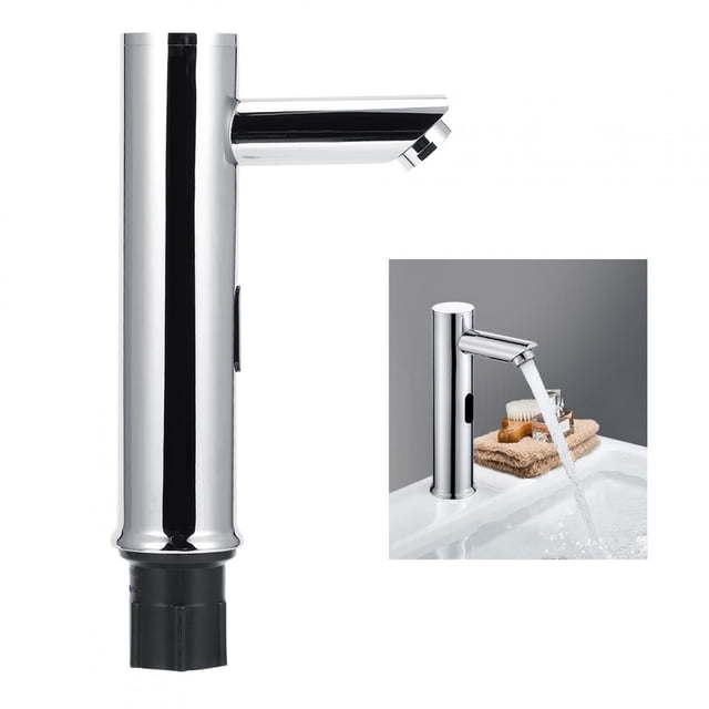 Grifo de agua, grifo con sensor automático G1/2 pulgadas, grifo automático, accesorios de baño, rendimiento finamente ajustado