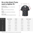 thumbnail image 5 of Rateoe Fastfood Pattern Men's Short Sleeve Classic Shirt, Casual Short-Sleeved Shirt, Lightweight Summer Shirt, Cuban Collar Shirt,Button-Front Shirt-Small, 5 of 5