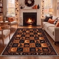 thumbnail image 6 of GENIMO 2'x3' Halloween Doormat, Washable Non Slip Soft Vintage Witch Outdoor Door Mat for Front Door Covered Porch Patio Entryway, Burnt Amber, 6 of 6