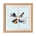 thumbnail image 1 of Instrumentos musicales clásicos Pantalla de escritorio de pared de marco 4 aperturas, 1 of 4