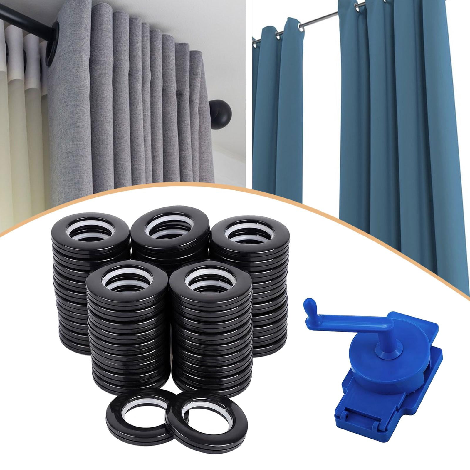 Axioma Polypropylene Rotary Curtain Grommet with Roman , Manual, , 50-pack Grommets for silver