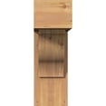 thumbnail image 2 of Ekena Millwork 7 1/2"W x 22"D x 22"H Funston Block Smooth Bracket w/ Offset Brace, Western Red Cedar, 2 of 25