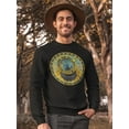 thumbnail image 2 of An Astronomical Style Clock Sweatshirt Men -Image by Shutterstock, Male Medium, 2 of 4