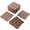 Brown-TW-9PCS, variant on 27 Pack Plastic Interlocking Deck Tiles, Outdoor Patio Flooring, 12"x12" Interlocking Decking Tile Outdoor All Weather Use, Waterproof Patio Pavers for Pool Balcony Backyard Porch, Garden