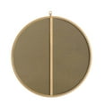 thumbnail image 6 of Metal frame Round Mirror with decorative hook 28 inch Brass finish, 6 of 13