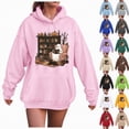 thumbnail image 2 of Godom Hoodies for Women Fleece Hooded Sweatshirts Oversized Pullover Long Sleeve Ladies Tops with Pocket Womens Sweatshirt, 2 of 6