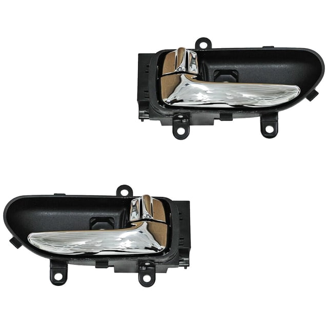 Par de Manijas Puerta Interior Generica X-Trail 2008 Nissan 2.0L Traseras Color Negro