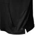 thumbnail image 6 of Wire2wire Men's Performance Short Sleeve Baseball Hoodie Black Xl, 6 of 9
