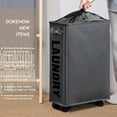 thumbnail image 2 of Cesto de ropa DOKEHOM Slim 63,5 cm con ruedas 52 L, gris oscuro, 2 of 9