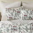 thumbnail image 2 of Holiday Printed Microfiber Reversible Quilt Set with Shams (Full / Queen, Winter Wonderland), 2 of 6