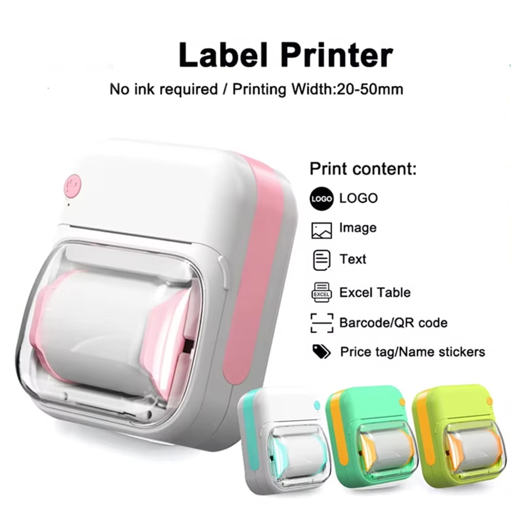 Miniature Thermals Printing Device 200dpi for Photos Lists and Study Materials