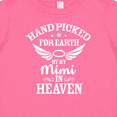 thumbnail image 4 of Inktastic Handpicked for Earth by My Mimi in Heaven with Angel Wings Boys or Girls Baby T-Shirt, 4 of 5