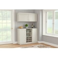 thumbnail image 3 of Inval Shaker Laminate 2-Piece Kitchen Cabinet System 47"W, Washed Oak, 3 of 12