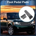 thumbnail image 2 of Unique Bargains 2 Pcs Automatic Foot Pedal Pads Foot Accelerator Pedal Covers for Land Rover Range Rover 2005-2012 Stainless Steel Silver Tone, 2 of 6