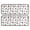 Cow and Text White Pattern, variant on Cow and Shape White Pattern Anti Fatigue Kitchen Rugs Set Of 2, Non Slip Washable Decorative Floor Mats for Sink Laundry and Home Use, 17"x47"
