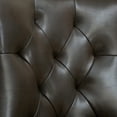thumbnail image 5 of 2 Pieces Dinner Chairs, Tufted Dinning Chairs Set with High Backrest, Modern Dining Table Chairs with Wood Legs, Brown, 5 of 5