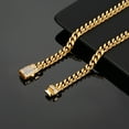 thumbnail image 3 of Leander stainless steel necklace, available in various sizes from 6-10 mm wide, offers a variety of functions. It's luxurious yet stylish, complementing any outfit and perfect for everyday wear., 3 of 7