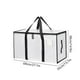 thumbnail image 3 of Bolsa de almacenamiento resistente con asas reforzadas | Bolsa extragrande para ropa, juguetes y decoración | Organizador grueso con doble cremallera | Plegable y reutilizable, 3 of 6