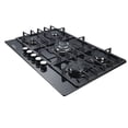 thumbnail image 4 of Parrilla Gas KUTCHEN KPG32776B 5 Quemadores Cristal Templado Negro, 4 of 5