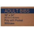 thumbnail image 4 of McKesson Adult / Geriatric Disposable Bib White 500 Ct, 4 of 5
