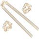 thumbnail image 2 of Heatless Hair Curlers Set with Clips and Headband for Easy Overnight Curls, Soft Velvet, Black, 2 of 4