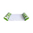 thumbnail image 2 of 2 Pieces Foldable Inflatable Floating Bed, Water Hammock, Lounger Swimming Pool Lounge Air Mattress(Green + Yellow), 2 of 5
