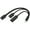 Black-card reader, variant on Upgrades Type C to 3 USB Port Hub Heat Resistant Plugs & Plays Multiple Systems Support with Hard braides Cable