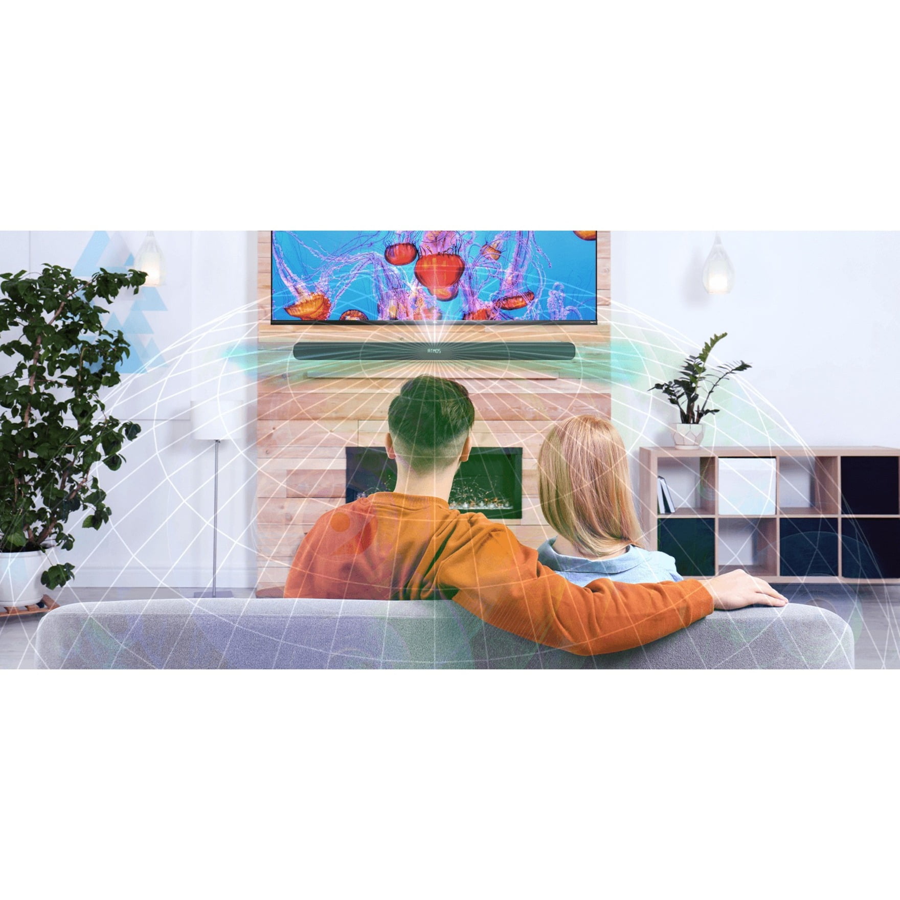TCL Alto 8 2.1 Channel Dolby Atmos Sound Bar with Built-in Subwoofers, WiFi, Bluetooth, 39-inch, Black - TS8211-NA