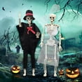 Desktop Decoration 2 In 1 Ornaments Skeleton Set 40CM Life Size