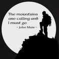 thumbnail image 3 of CafePress - Mountains Calling T Shirt - Men's Classic Graphic Cotton T-Shirt, 3 of 4