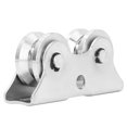 thumbnail image 2 of V-groove wheel with 45 steel bracket for inverted rail sliding gate, 2 of 2