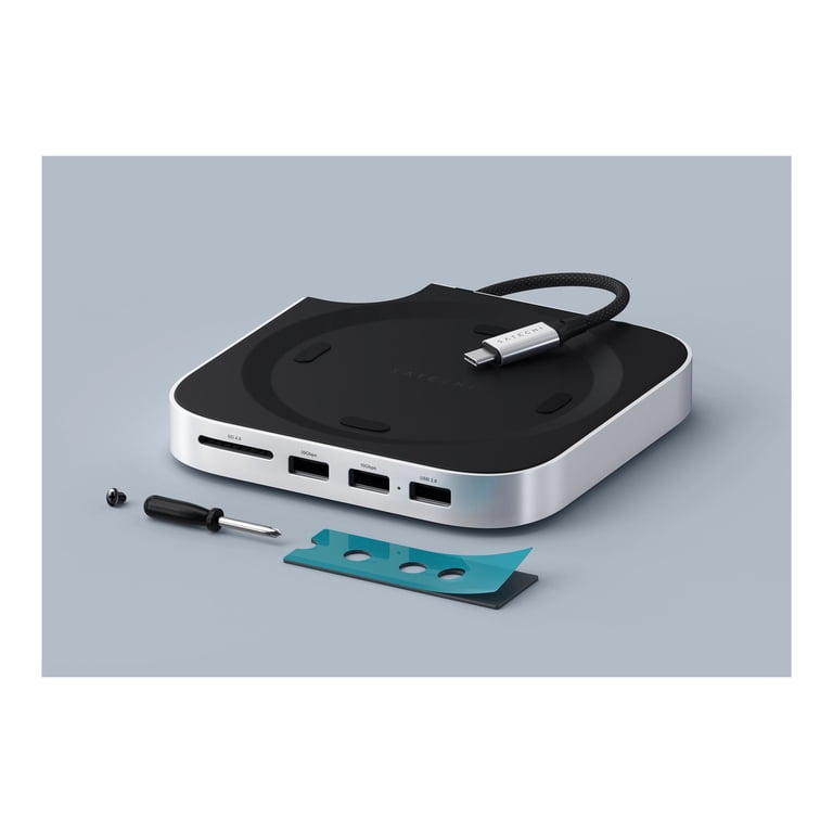 Mac Mini M4 Stand Hub with SSD Enclosure, 3.2 Gen 2 Type C, 1.25