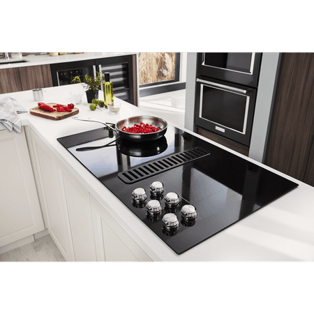 KitchenAid - 36" Electric Cooktop - Black