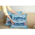thumbnail image 2 of Ambesonne Fishing Theme Throw Pillow Cover 2 Pack, Throat Fish USA Flag, 24", Multicolor, 2 of 5
