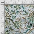 thumbnail image 2 of oneOone Cotton Poplin Twill Brown Fabric Jacobean Floral Sewing Material Print Fabric By The Yard 56 Inch Wide, 2 of 4