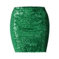 thumbnail image 2 of Women's Sequin Skirt for Stage Show Party Festival Performance Short Skirt Sparkly Outfit, 2 of 2
