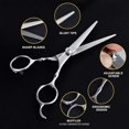 thumbnail image 2 of Juego de 6 tijeras de peluquería con tijeras de entresacar, kit profesional para salón y uso doméstico., 2 of 5