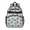 Football Stripe Blue Pattern, variant on Football Stripe Blue Pattern Cute School Backpack Bag for School with Padded Back and Adjustable Shoulder Straps 15.25"x11.5"x5.25"