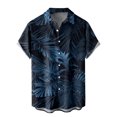 thumbnail image 4 of Camisas hawaianas con estampado 3D de rana para hombre, camisas holgadas de manga corta de gran tamaño, informales, para playa, con botones, ropa, 4 of 5