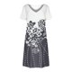 thumbnail image 4 of Moda mujer casual con cuello en v verano manga corta vestido de jersey de impresión Fridja  qw7226, 4 of 5