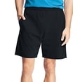 thumbnail image 2 of Hanes Men's Jersey Short with Pockets Small Black, 2 of 3