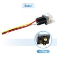 thumbnail image 4 of Waterproof DC 24V 80A SPST Automotive Car Relay 4 Pin 4 Wires w/ Harness Socket 5pcs, 4 of 6