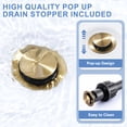 thumbnail image 3 of WOWOW 4 in. Centerset Double Handle High Arc Bathroom Faucet with Pop Up Drain and Water Supply Hoses, 3 of 8