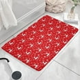 thumbnail image 3 of Red Christmas Reindeer Pattern Flannel Non Slip Door Rugs,Washable Door Mats Indoor,Decorative Door Mats,Dirt-Resistant and Absorbent Doormat for Entrance,Bedroom,Kitchen,Bathroom,23.5x16in(60x40cm), 3 of 5