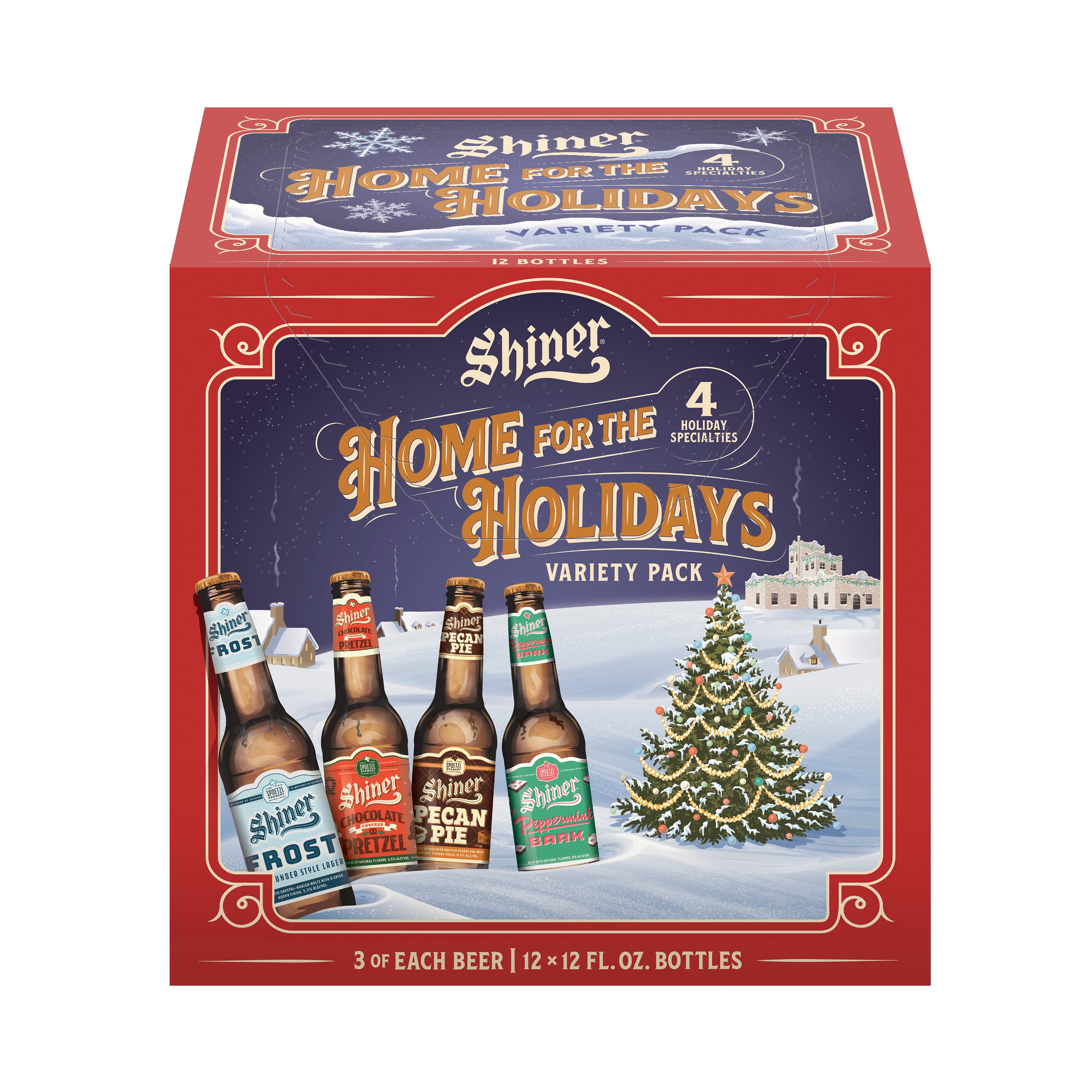 Shiner Home for the Holidays Variety Pack, 12 fl oz, 12 Pack Bottles