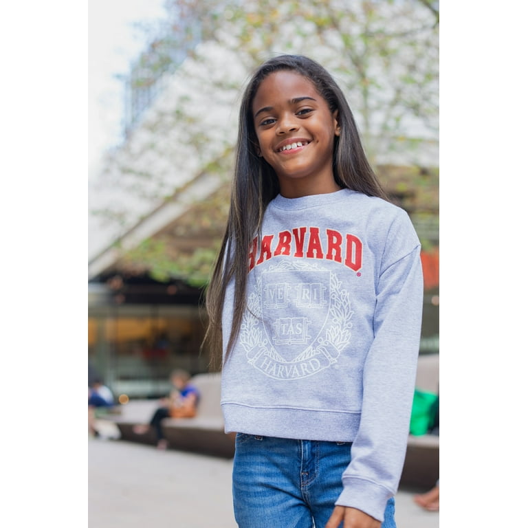 Cropped harvard sweatshirt deals