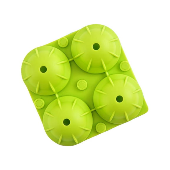 Wovilon Ice Cubes Tray Ice Lattice Ice Ball Silicone Mold 4-Hole Ice Tray Anti-Leakage Ice Making Mould For Kitchen Wholesale Hot Selling