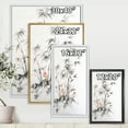 thumbnail image 4 of Designart 'Vintage Black and White Bamboo III' Traditional Framed Canvas Wall Art Print, 4 of 5