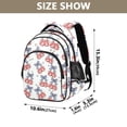 thumbnail image 3 of ALAZA Blue Bows Disco Balls School Backpack Elementary Bag Bookbag Travel Rucksack, 3 of 6