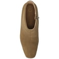 thumbnail image 4 of Journee Womens Haylinn Inside Zip Block Heel Booties, Widths Available, 4 of 10